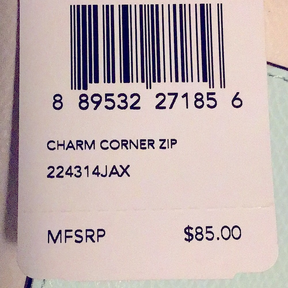 🎉HP🎉COACH (MULTIPLE CHARMS) CORNER ZIP WRISTLET/color:silver/sea glass/chalk - Picture 14 of 15
